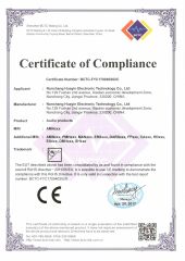 ROHS certificate from NANCHANG HUAYIN CO.,LTD