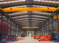 Indoor Single Beam 5 Ton Bridge Overhead Crane with Hoist - Image 5