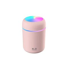 Portable Mini LED Light Cup Spray Humidifier 300ml Spray Mist Double Wet Aroma Essential Oil Diffuser H2O Car Air Humidifiers - Image 3