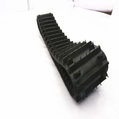 Snowmobile Rubber Tracks with Wheels for System Sq-B-255 Link 31 Pitch 72mm Color Black Width 255mm Trademark PY Condition - Image 1