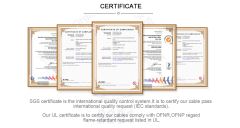 CERTIFICATES certificate from Shenzhen Hanxin Communication Optical Fiber Cable Co., Ltd.