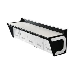 Office Furniture Display Support Workstation LED Light Command Center Computer Console Desk Security Operating Platform Tables - Image 2