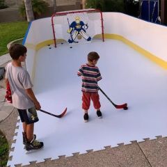 Zspe Portable Roller Skating Rink High Quality UHMWPE Synthetic Ice Hockey Rink - Image 5