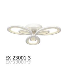 45W LED Ceiling Light-3 Arms with Remote Control Power 45W Color White Style modern Voltage 220V IP Rating IP33 Beam Angle 180 - Image 1