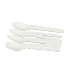 Compostable Heavyweight Disposable Cpla Spoons Eco Friendly Compostable Spoons - Image 2
