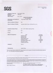 SGS certificate of ANQING GREAT WALL PIPELINE CO., LTD. – certificate photo, supplier certificates section