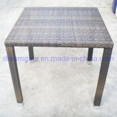 Easy Clean Light Weight Aluminum Rattan Nail Table - Image 3