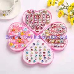 Plastic Toy Children Gift Jewelry Diamond Finger Rings - Image 5