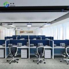 Partitioned Work Desk Modern Call Center Office Workstations Cubicles - Image 2