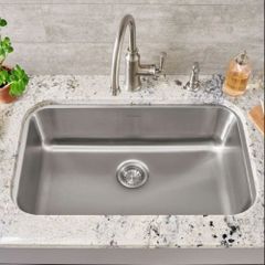 Kitchen Sinks Shape Rectangular Finish Type Glossy Material Grade SS 304 Material Stainless Steel Sink Type Single Bowl - Image 1