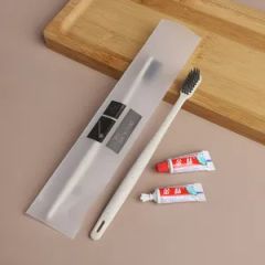 Hotel Slipper and Toothbrush with Mini Toothpaste Travel Essentials - Image 4