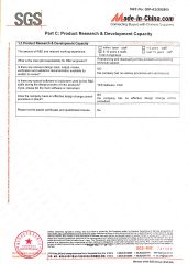 SGS certificate from Chiping Jiabao Decoration Materials Co., Ltd.