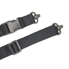 S-BD05 Black 2mm Nylon Gun Sling 125Inch QR Swivels MOQ800 Color Black Thickness 2mm Material Nylon HS Code 56090000 Model NO. S-BD05 - Image 5