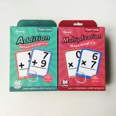 Custom Flash Teaching Math Cards with Box Children School Students Education - Image 1
