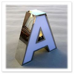Polished Stainless Steel Letter, For Advertisement Finish Polished Size customized Lighting Type Led Power Source - Image 3