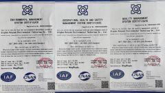 ISO certifications certificate from Qingdao Rely Environmental Technology Co., Ltd