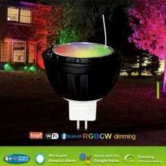 MR16 Rgbcw WiFi Bluetooth Remote Control Bulbs LED Smart Light Control Bulb for Landscape Lighting Fixture - Image 1