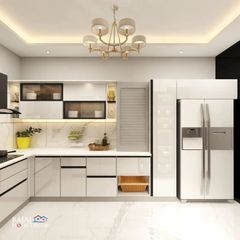 Italian Modular Kitchen Material Customize Appearance Italian Kitchen Design - Image 1