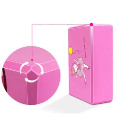 EVA Yoga Block Yoga Exercise Blocks Bricks Set Natural - Image 2