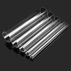 Transparent Pteg/PC Rounded Tube Plastic Pipes Clear Cylinder Polycarbonate Tube for Packing Purpose with Vinyl Cap - Image 6