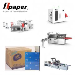 Facial Tissue Boxes Collective Plastic Film Heat and Shrink Machine - Image 1