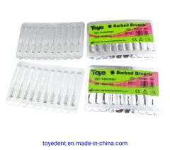 High Quality Dental Instrument Stainless Steel Barbed Broaches Root Canal File - Image 4
