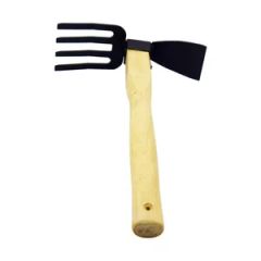 OEM Digging Tools 38cm Length Customizable Hoe Rake Cultivator Pick - Image 3