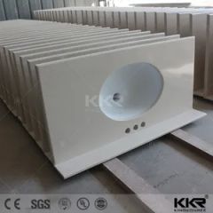Artificial Stone Worktop Vanity Top Trademark KKR Colors 100 Colors Design Customized HS Code 6810999000 Size up to - Image 1