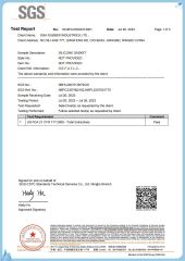 FDA 177.2600 certificate from D&A Rubber Industries Ltd.