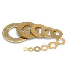DIN125 Solid Brass Washer Lock Copper Flat Washer Plain Gasket - Jinan Hongsheng Industry Development Co., Ltd