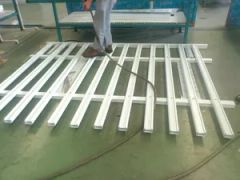 Conch UPVC Fencing Size 5.8meters Trademark CONCH HS Code 3925200000 Material Plastic Steel Pillar Distance 100~135mm Specification CE, AAMA, - Image 1