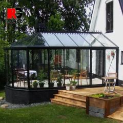 Glass Sunroom Garden House 8-15mm 100000PC 15D MOQ100M YGF-231 - Foshan RANGO furniture Company Limited