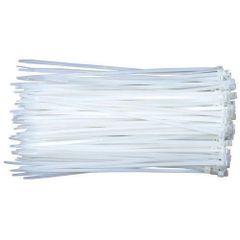 200 Mm 4.8 Mm Plastic Cable Tie Color White Width 4.8 mm Length 200 mm Material Plastic Packaging Type Packet Quantity Per Pack 100 - Image 2