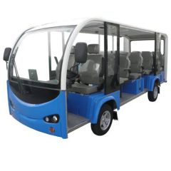 Airport Shuttle Electric Sightseeing Bus Origin China Model NO. 14 Power Electric Trademark Koosen Type Electric Bus Style Multipurpose - Image 2