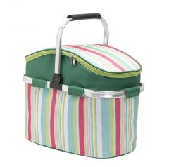 Shopping Baskets with Handles Collapsible Grocery Shopping Bag Insulated Foldable Picnic Basket - Ningbo Yingxin Crafts Co., Ltd.