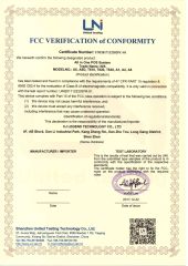 FCC Certificate of POS machine certificate from Shenzhen Risenda Technology Co., Ltd.