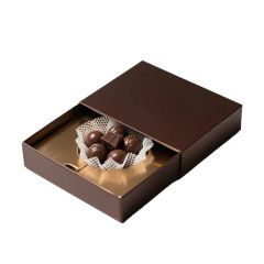 Recycled Cardboard Logo Custom Chocolate Gift Packaging Boxes for Party Favors - Image 4