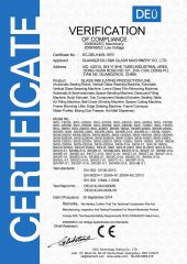 Automatic Glass Insulaating Production Line certificate from Guangzhou S&K Glass Machinery Co., Ltd.