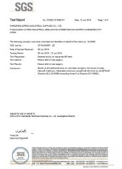 ROHS certificate from Jaye Heater Technology (Huizhou) Co., Ltd.