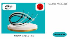 White Nylon Cable Tie Color White Brand Bharat Finish Plain Length 150 mm Material Nylon Packaging Type Box Type Nylon Cable - Bharat Electric Corporation