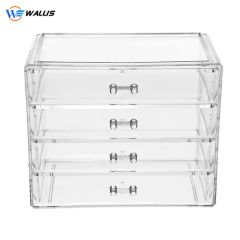 Large Four Drawer Transparent Acrylic Multilayer Drawer Cosmetic Storage Box Desktop Jewelry Storage Box - Image 5