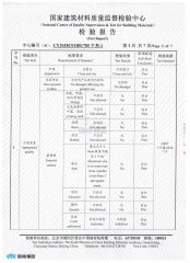 Test Report certificate from Guangzhou Geeshine Building Materials Co., Ltd.