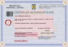 Certificate of Incorporation certificate from FORMONIX GROUP