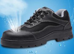 High Class Antiskid Rubber Outsole Black Safety Shoes Insoles EVA Origin China Gender Unisex Design Low Cut Model NO. - Shanghai Lingtech Technology Co., Ltd.