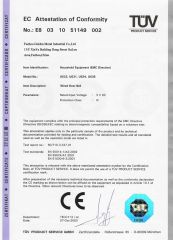 SAPO certificate from Fuzhou Golden Moral Imp & Exp Co., Ltd.