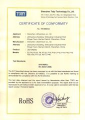 ROHS for LED screen certificate from Shenzhen LEDventure Co., Ltd.