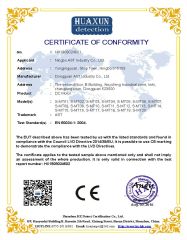 CE LVD of DC Motor certificate of Dongguan AST Industry Co., Ltd. – certificate photo, supplier certificates section