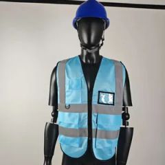 Reflective Vest Polyester Breathable Long Zipper 1Y V-Neck Crew Neck L-5XL MOQ100 - Image 3