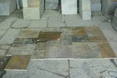 Cheap Natural Stone Outdoor Garden Rough Naturla Split Surface Rusty Slate Stone Flooring Tile - Image 2