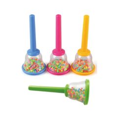 Baby Toy Rattles Colorful Bell-Shaped Plastic Shaker - Image 2